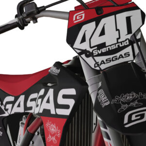 dekalsett gasgas, dekaler for forskjerm og frontplate