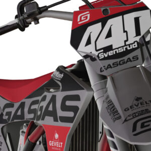 dekalsett gasgas, dekaler for forskjerm og frontplate