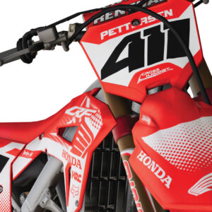 dekalsett honda, dekaler for forskjerm og frontplate