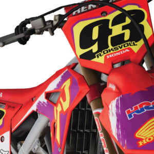 dekalsett honda, dekaler for forskjerm og frontplate