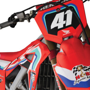 dekalsett honda, dekaler for forskjerm og frontplate