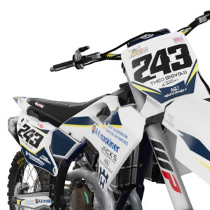 dekalsett husqvarna, dekaler for forskjerm og frontplate