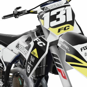 dekalsett husqvarna, dekaler for forskjerm og frontplate