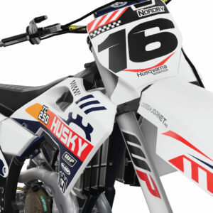 dekalsett husqvarna, dekaler for forskjerm og frontplate