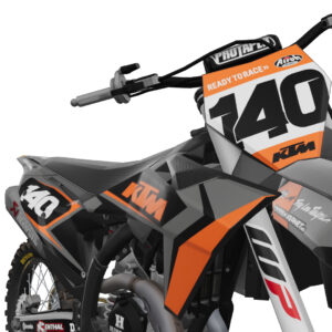 dekalsett ktm, dekaler for forskjerm og frontplate
