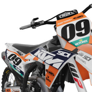 dekalsett ktm, dekaler for forskjerm og frontplate