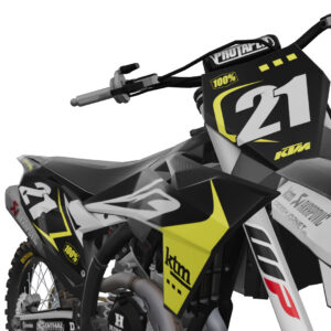 dekalsett ktm, dekaler for forskjerm og frontplate