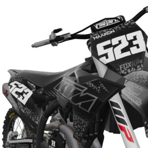 dekalsett ktm, dekaler for forskjerm og frontplate