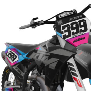dekalsett ktm, dekaler for forskjerm og frontplate