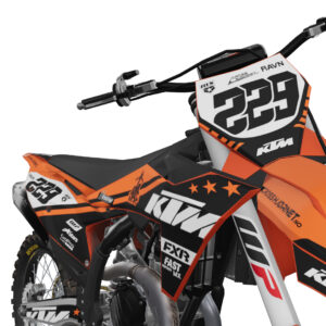 dekalsett ktm, dekaler for forskjerm og frontplate
