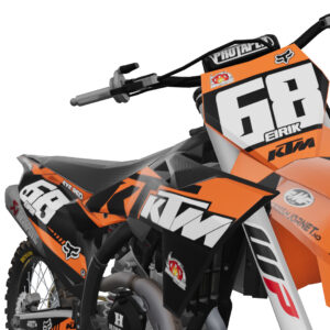 dekalsett ktm, dekaler for forskjerm og frontplate