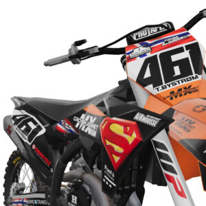 dekalsett ktm, dekaler for forskjerm og frontplate