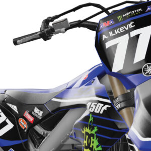 dekalsett yamaha, dekaler for forskjerm og frontplate