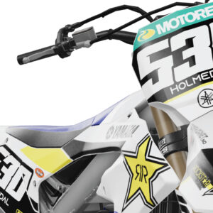 dekalsett yamaha, dekaler for forskjerm og frontplate